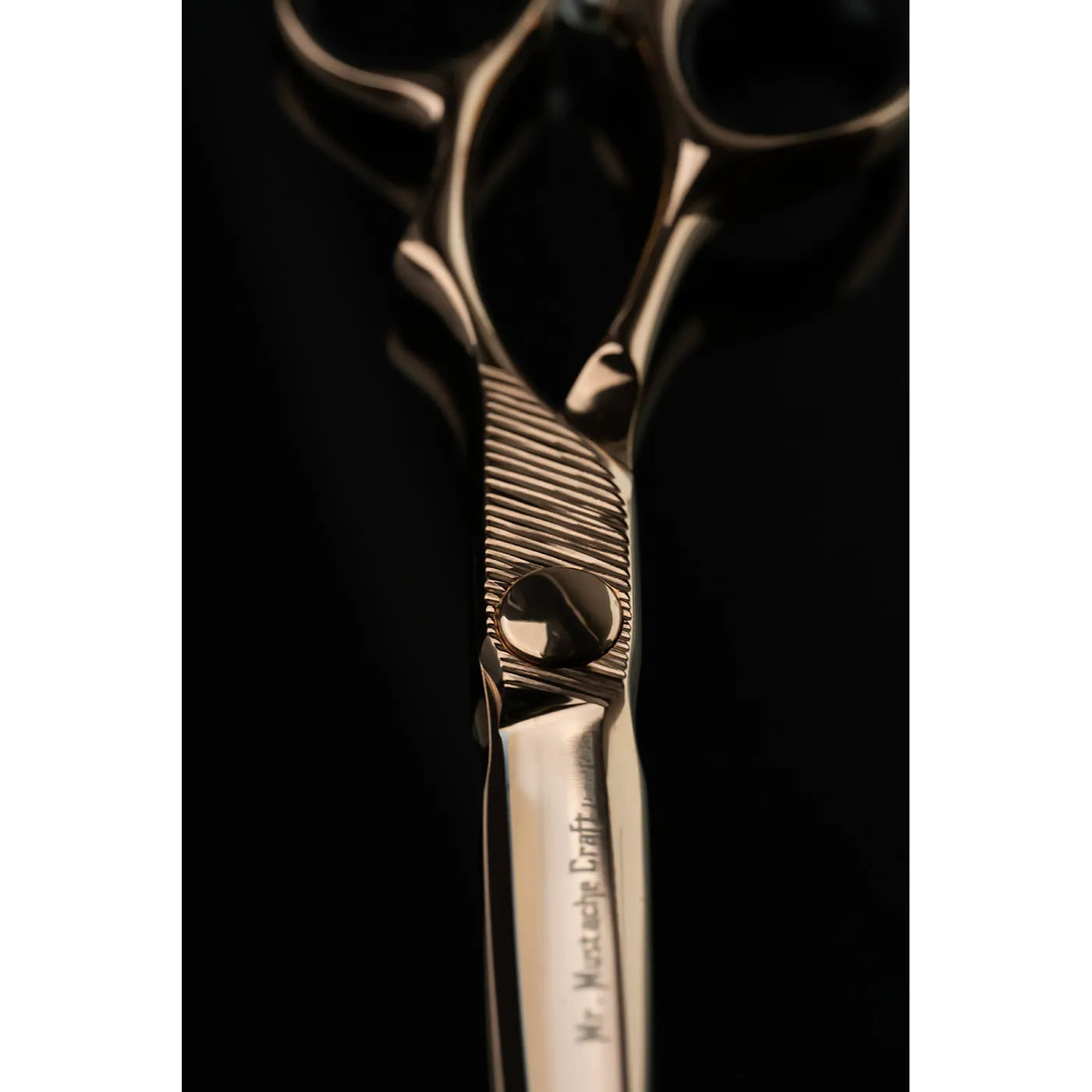 Mr Mustache Hairdressing Scissors Craft Rose Gold