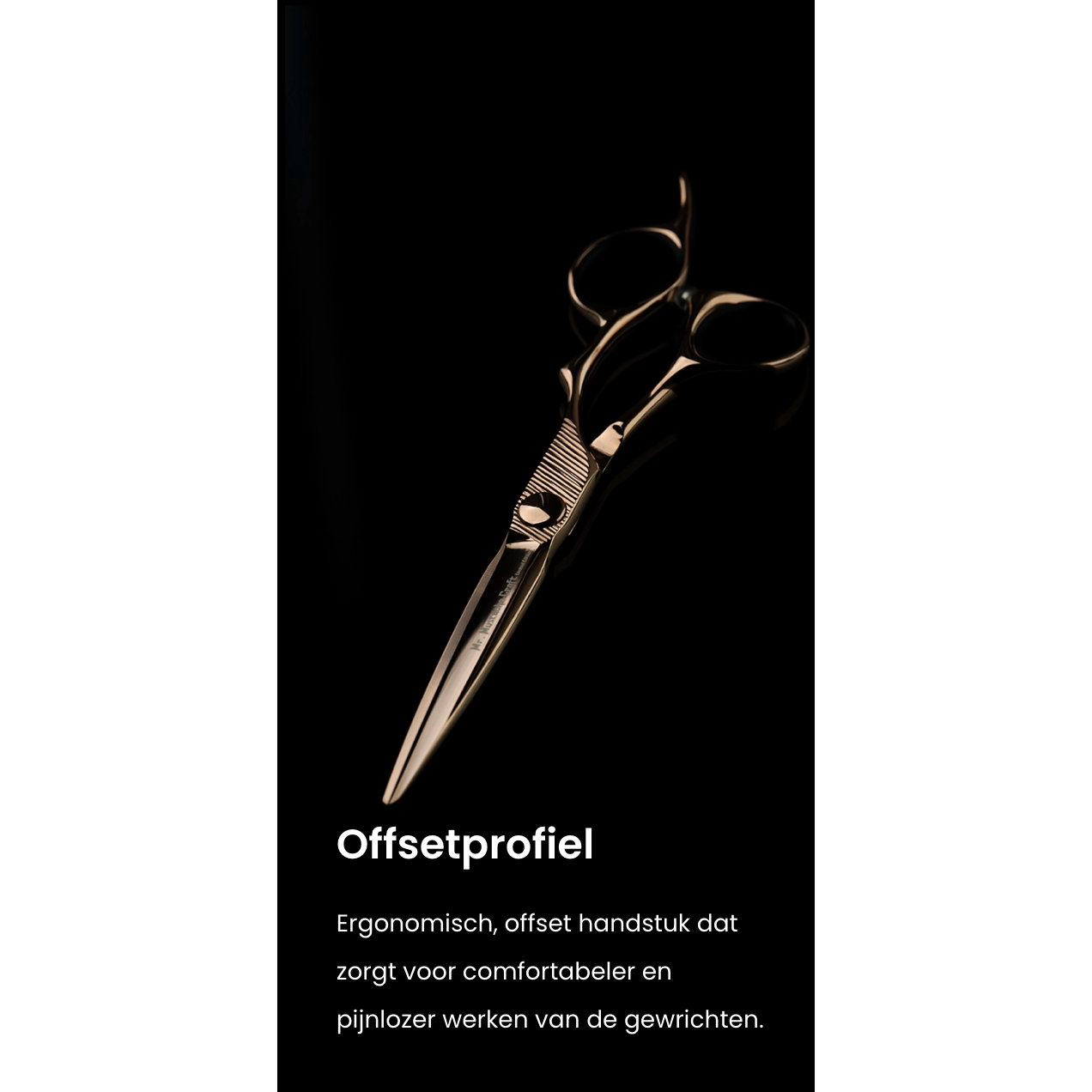 Mr Mustache Hairdressing Scissors Craft Rose Gold