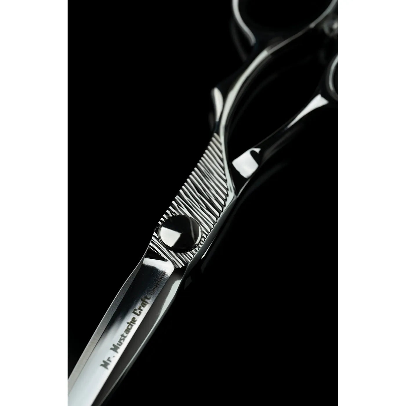 Mr Mustache Friseurschere Craft Silber