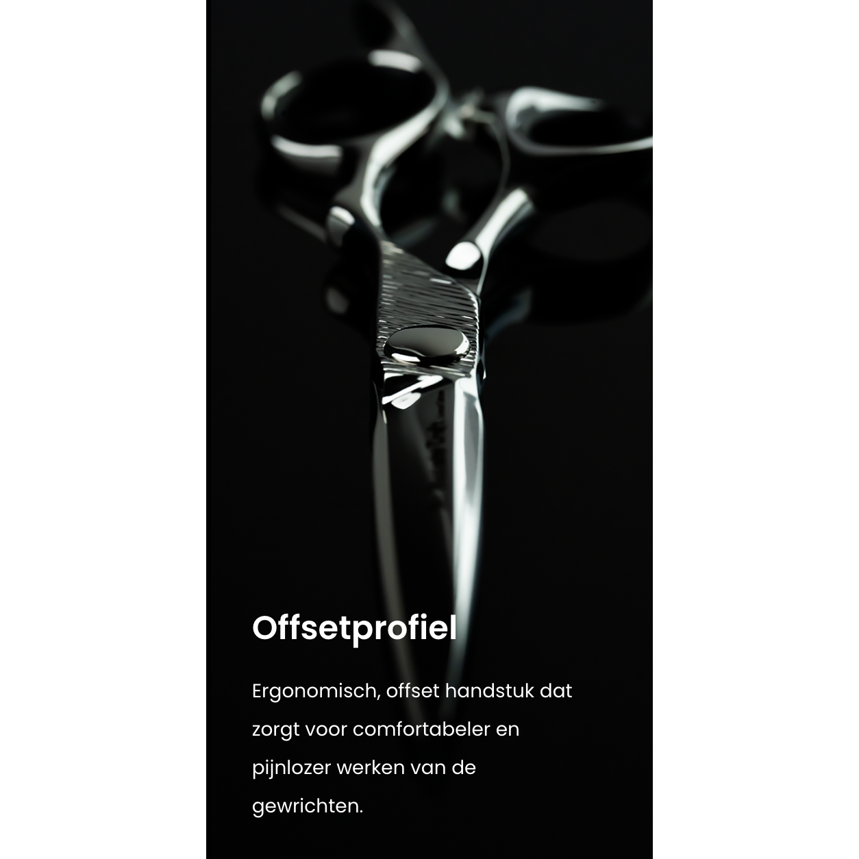 Mr Mustache Friseurschere Craft Silber