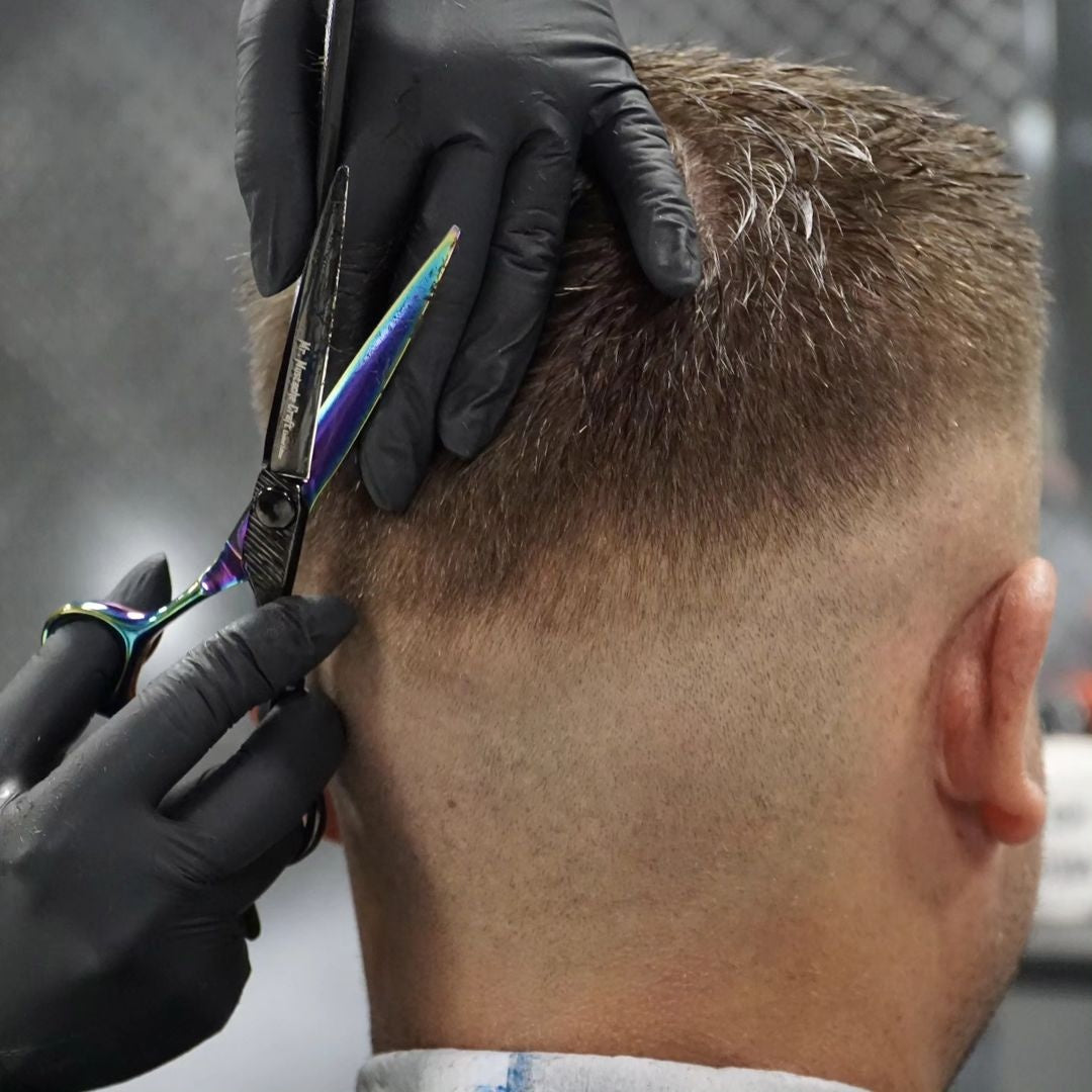 Mr Mustache Friseurschere Craft x Gasolina