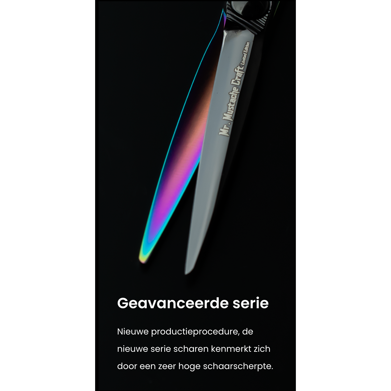 Mr Mustache Friseurschere Craft x Gasolina