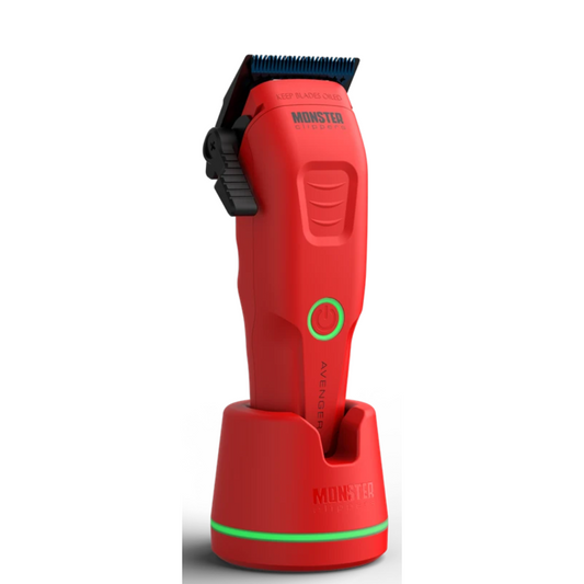 Monster Clippers Avenger Hair Clipper + Avenger Trimmer Set Red