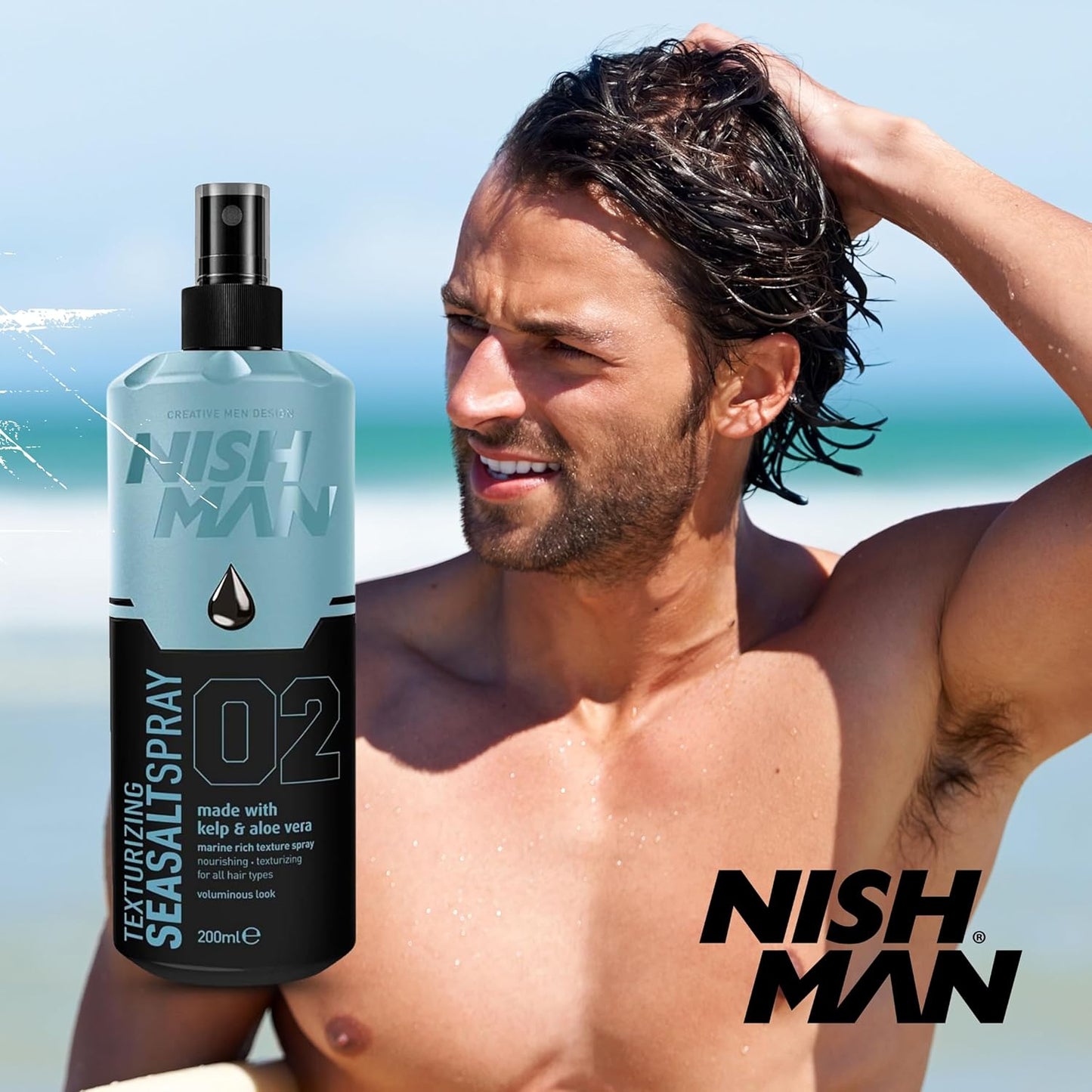 Nish Man Seasalt Spray 200ml