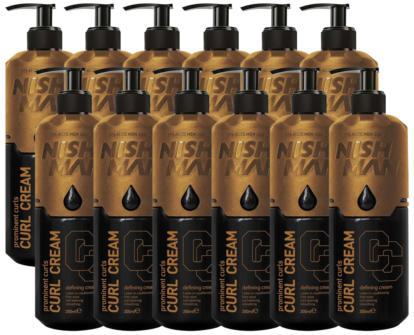 Nish Man Krulcrème 200 ml 12-pack