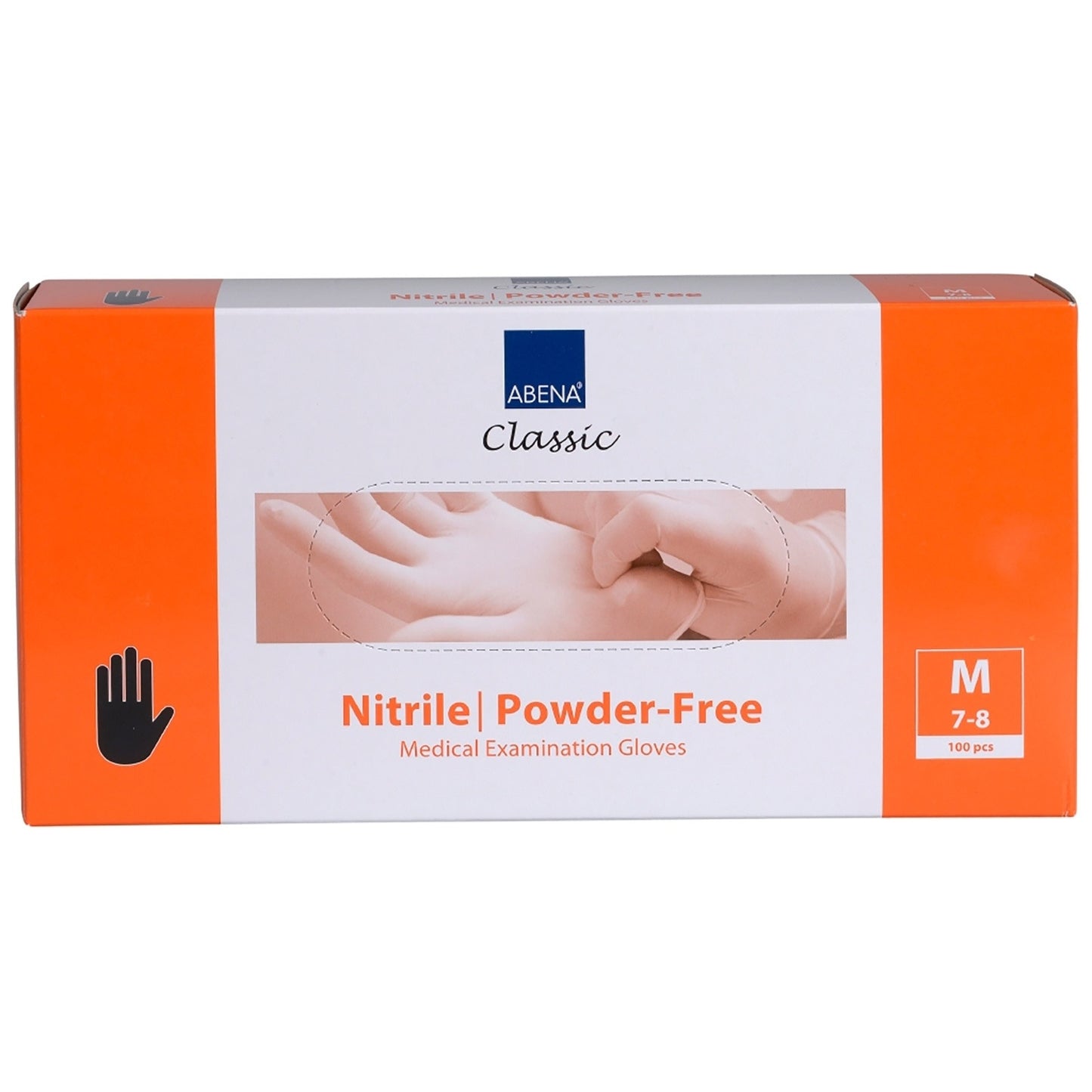 Abena Gloves Nitrile Black Powder Free