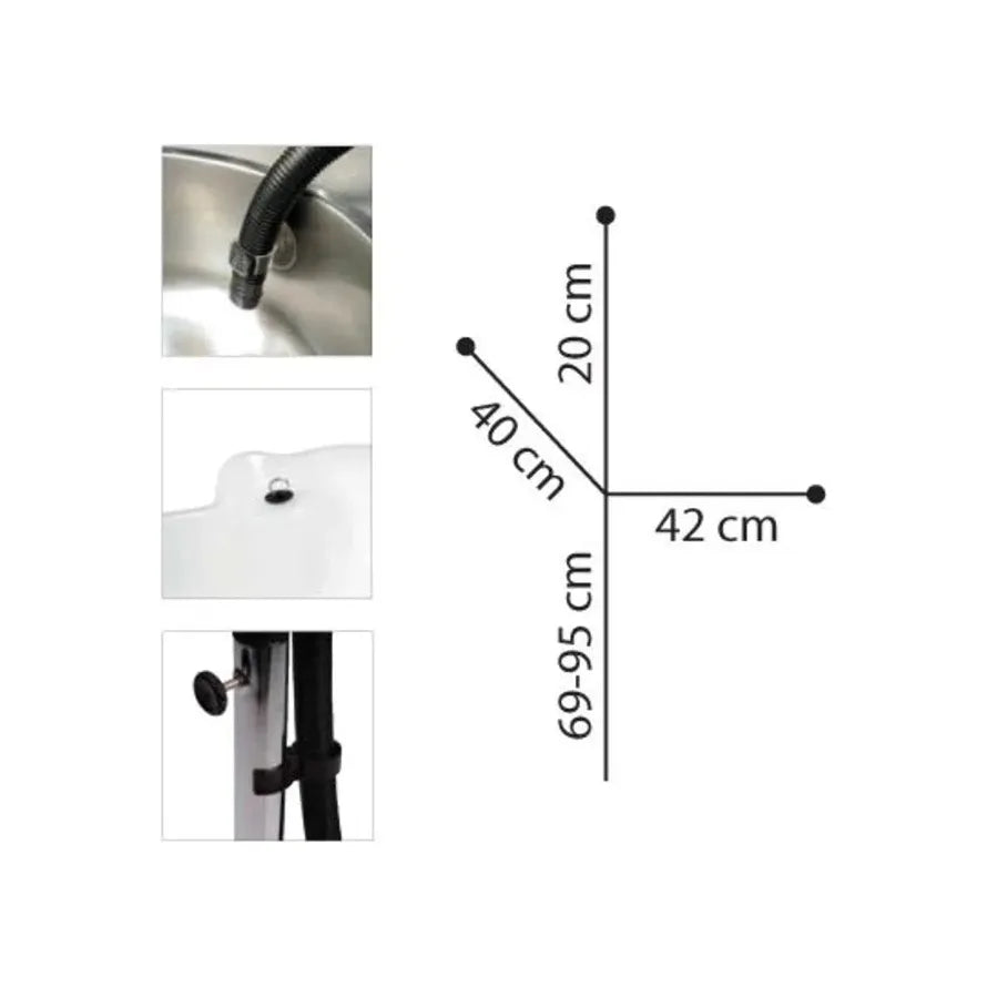 Sibel Angels Bay Waschbecken Schwarz