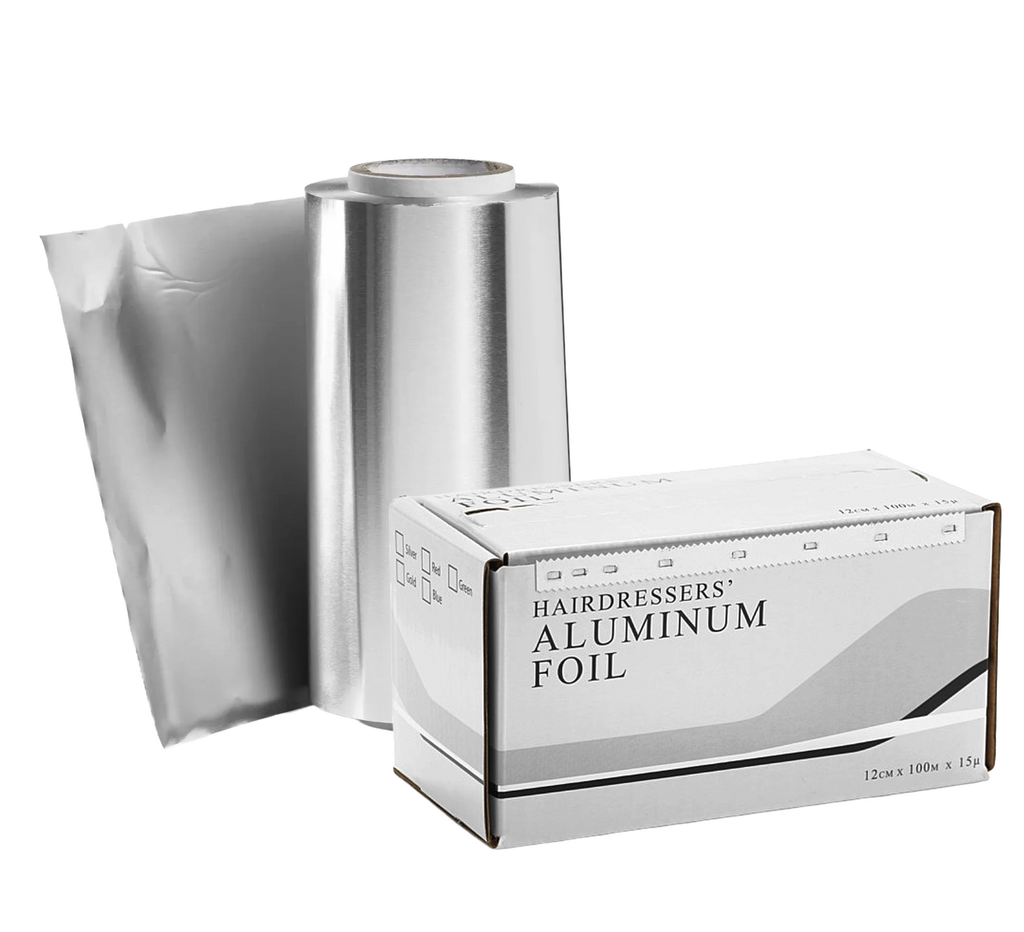 Smooth Alu Foil 100m, Silver