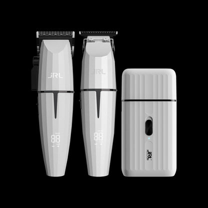 JRL GHOST 2 Limited Edition Set – Clipper, Trimmer & Shaver in Onyx White