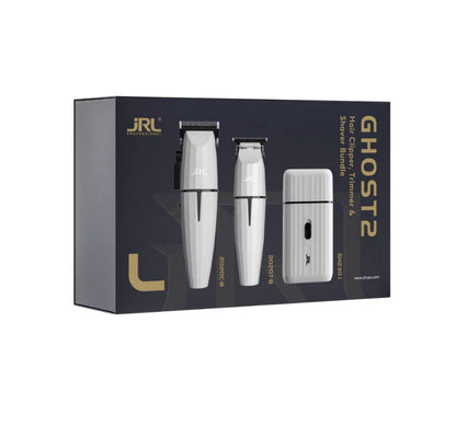 JRL GHOST 2 Limited Edition Set – Clipper, Trimmer & Shaver in Onyx White