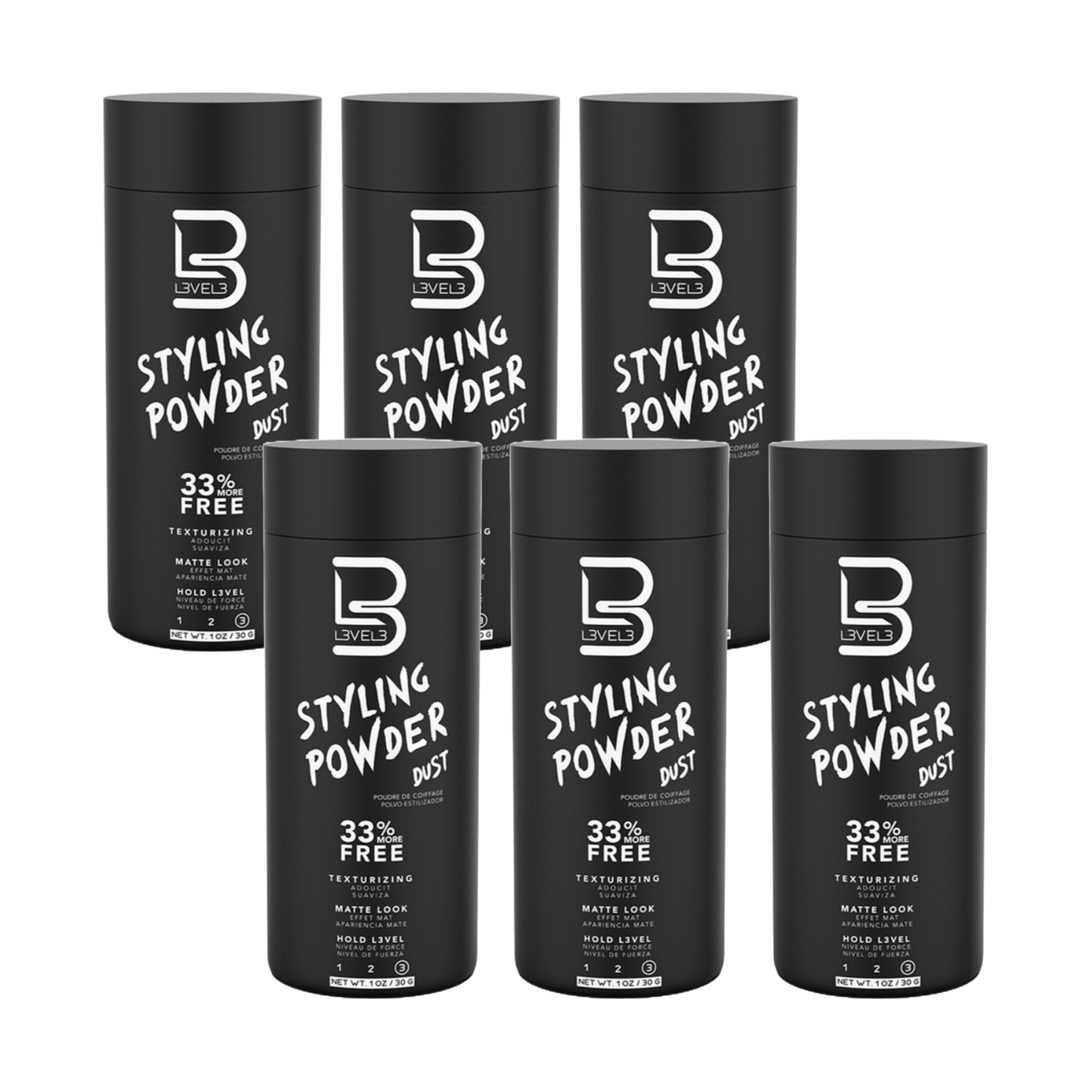 Level3 Styling Powder Dust - 6 Pack