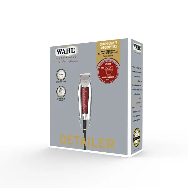 Wahl Detailer 5-Star T-Wide 40,6 mm Chrom/Rot