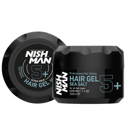 Nish Man Haargel 5+ Zeezout 300ml