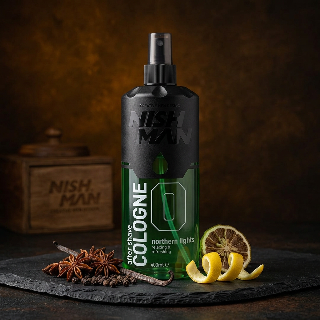 Nish Man Aftershave Cologne 0 Northern Lights 400ml