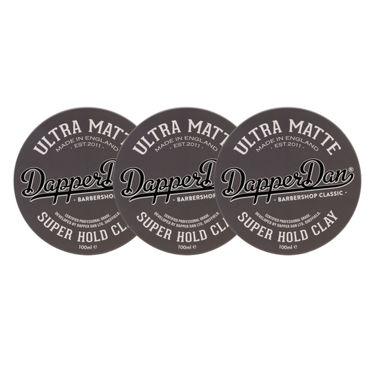 Dapper Dan Ultra Matte Super Hold Clay 100ml - 3 STÜCK