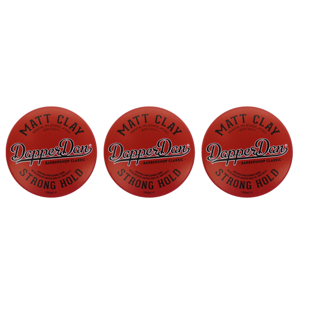 Dapper Dan Matt Clay 100ml - 3 STÜCK