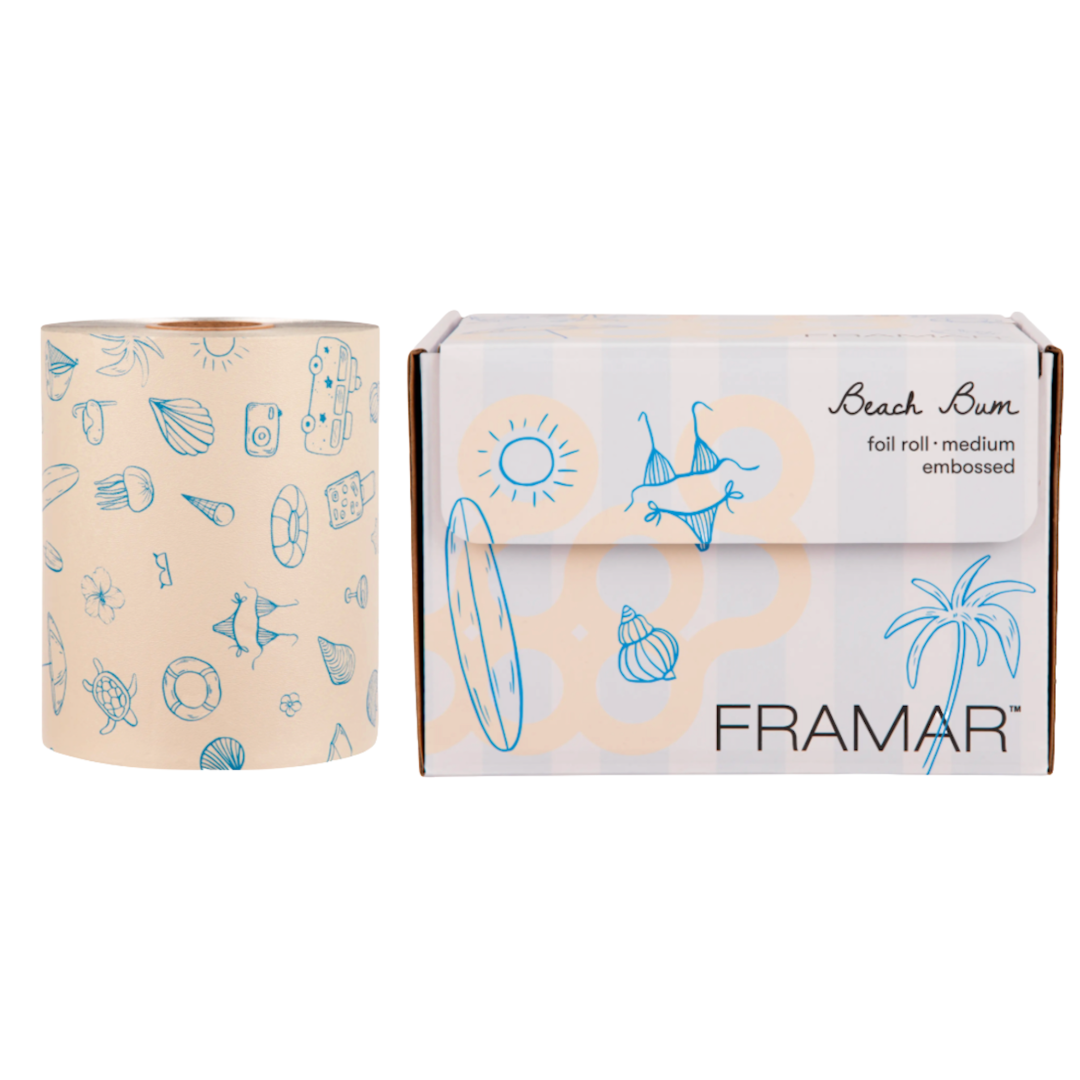 Framar Embossed Foil Roll Beach Bun 97.5 meters