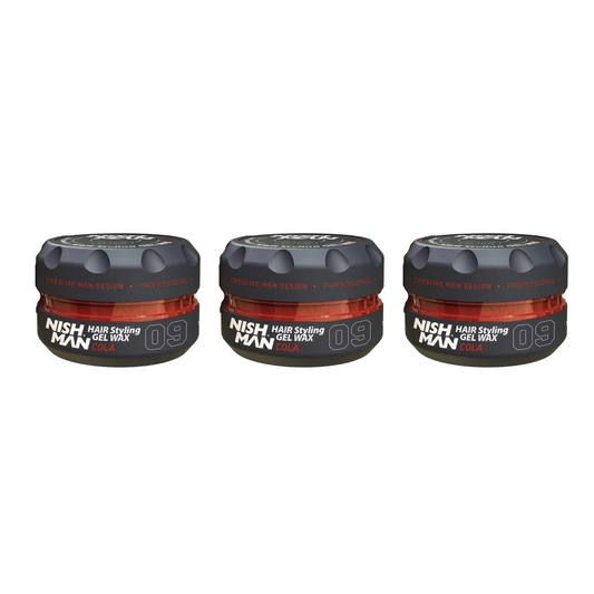 Nish Man Gel Wax 09 Cola 150ml - 3 Pieces