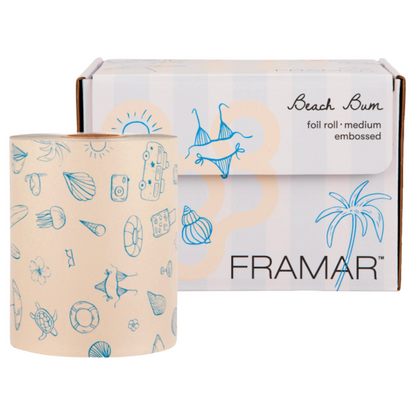 Framar Embossed Foil Roll Beach Bun 97.5 meters