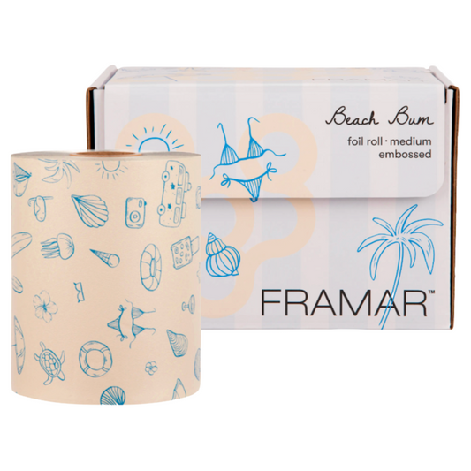 Framar Embossed Foil Roll Beach Bun 97.5 meters
