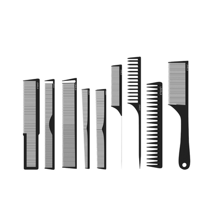 LEVEL3 Haarstyling-Kämme-Set, 9-teilig