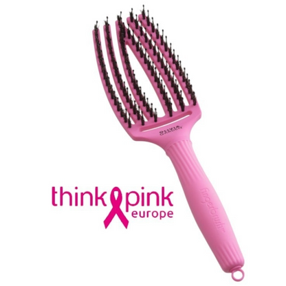 Olivia Garden Fingerbrush Pink Think Feel your boobs- BUBBLE PINK