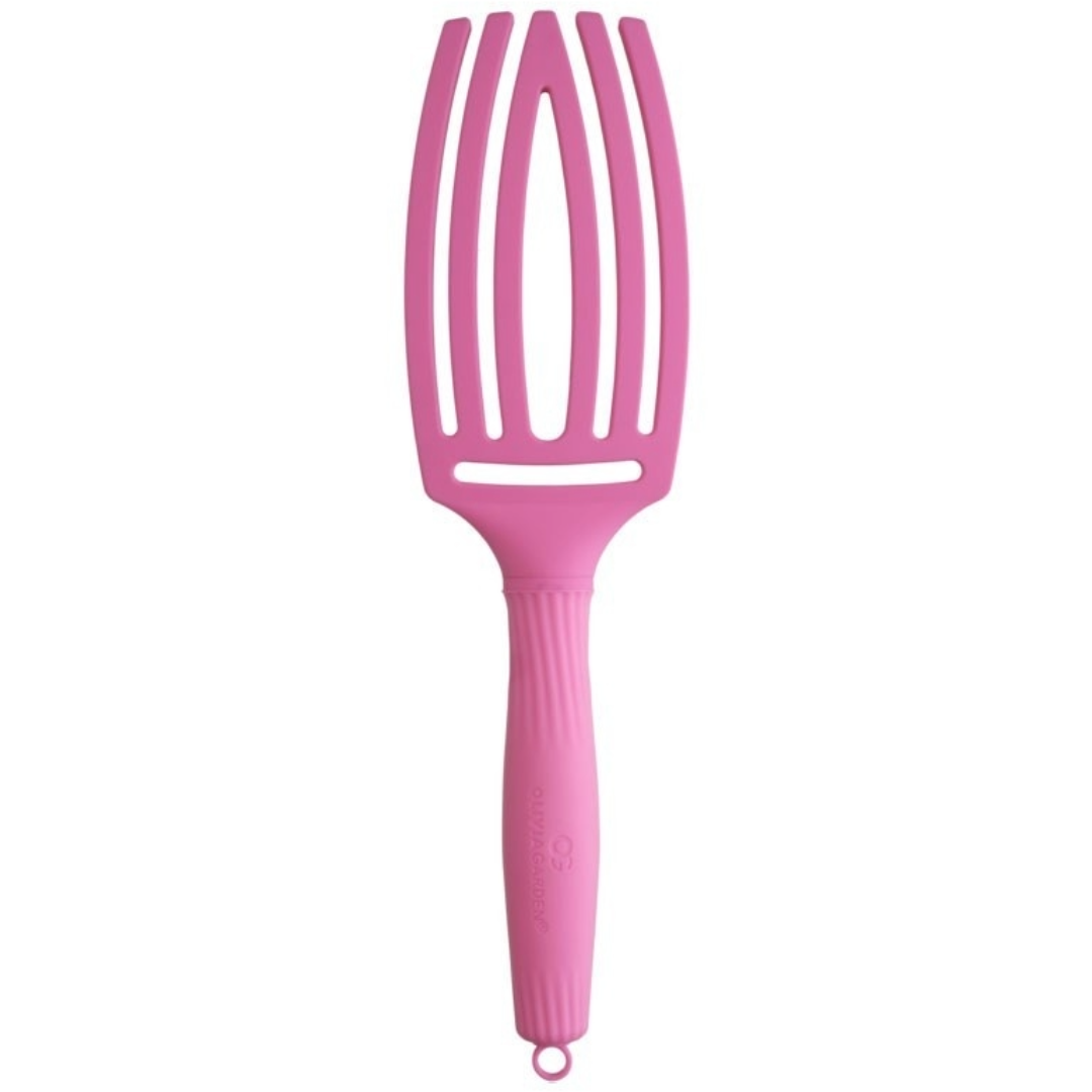 Olivia Garden Fingerbrush Pink Think Feel your boobs- BUBBLE PINK