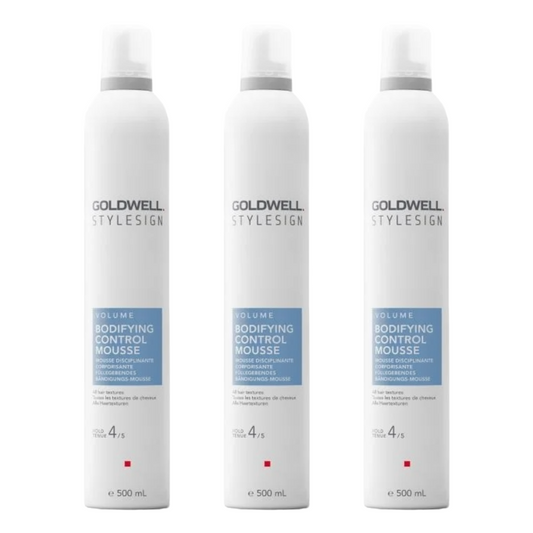 Goldwell STYLESIGN BODIFYING CONTROL MOUSSE 500ML - 3 PIECES
