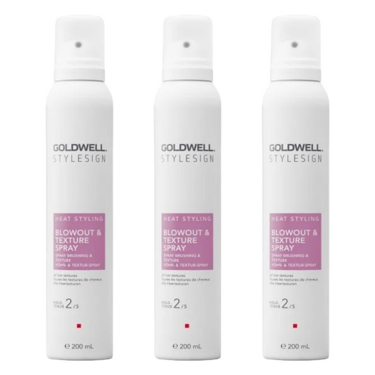 Goldwell STYLESIGN BLOWOUT & TEXTURE SPRAY 200ML - 3 PIECES