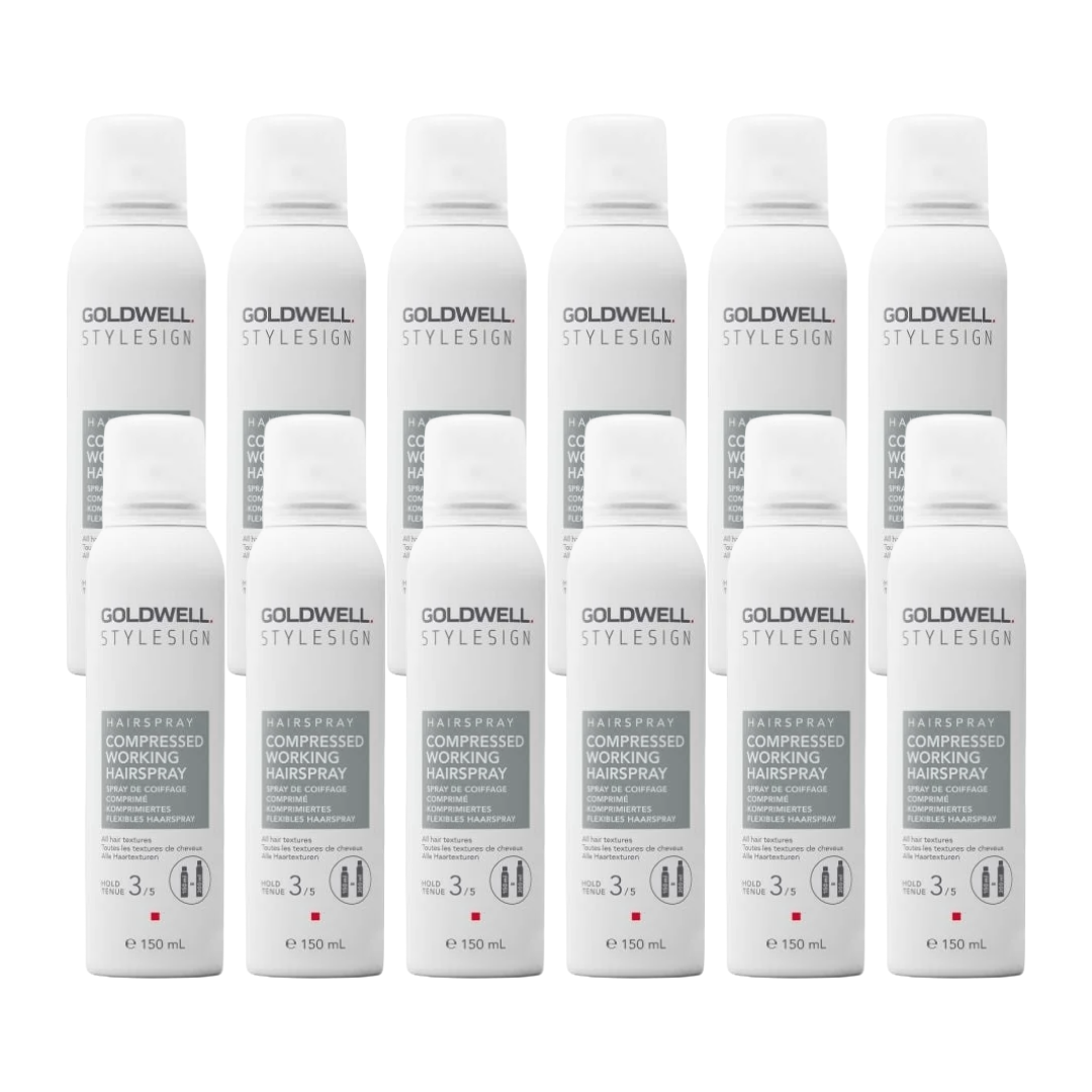 Goldwell STYLESIGN GECOMPRESSEERDE WERKENDE HAARSPRAY 150ML - 12 STUKS