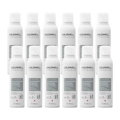 Goldwell STYLESIGN GECOMPRESSEERDE WERKENDE HAARSPRAY 150ML - 12 STUKS