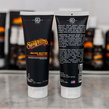 Suavecito Bartbutter-Whiskyriegel, 118 ml