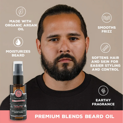 Suavecito Premium Blends Bartöl Schwarzer Bernstein 30ml