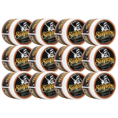 Suavecito Firme CLAY Pomade 113 g – 12er-Pack