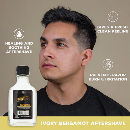 Suavecito Aftershave Elfenbein Bergamotte 100ml