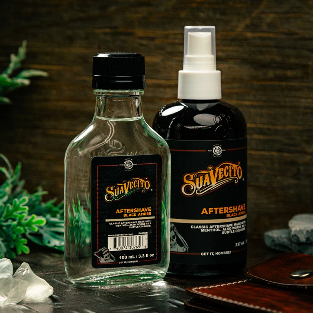 Suavecito Aftershave Schwarzer Bernstein 237ml