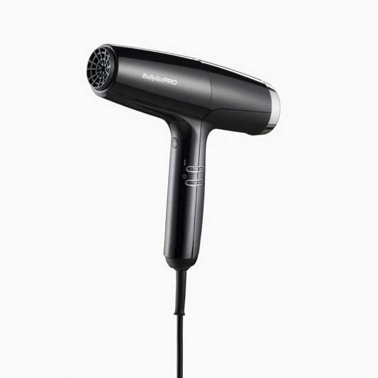 Babyliss Pro FALCO Advanced professioneller digitaler Haartrockner Schwarz/Silber