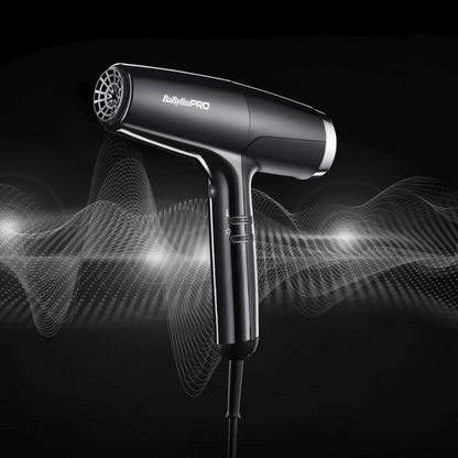 Babyliss Pro FALCO Advanced professional digital hair dryer Black/Silver