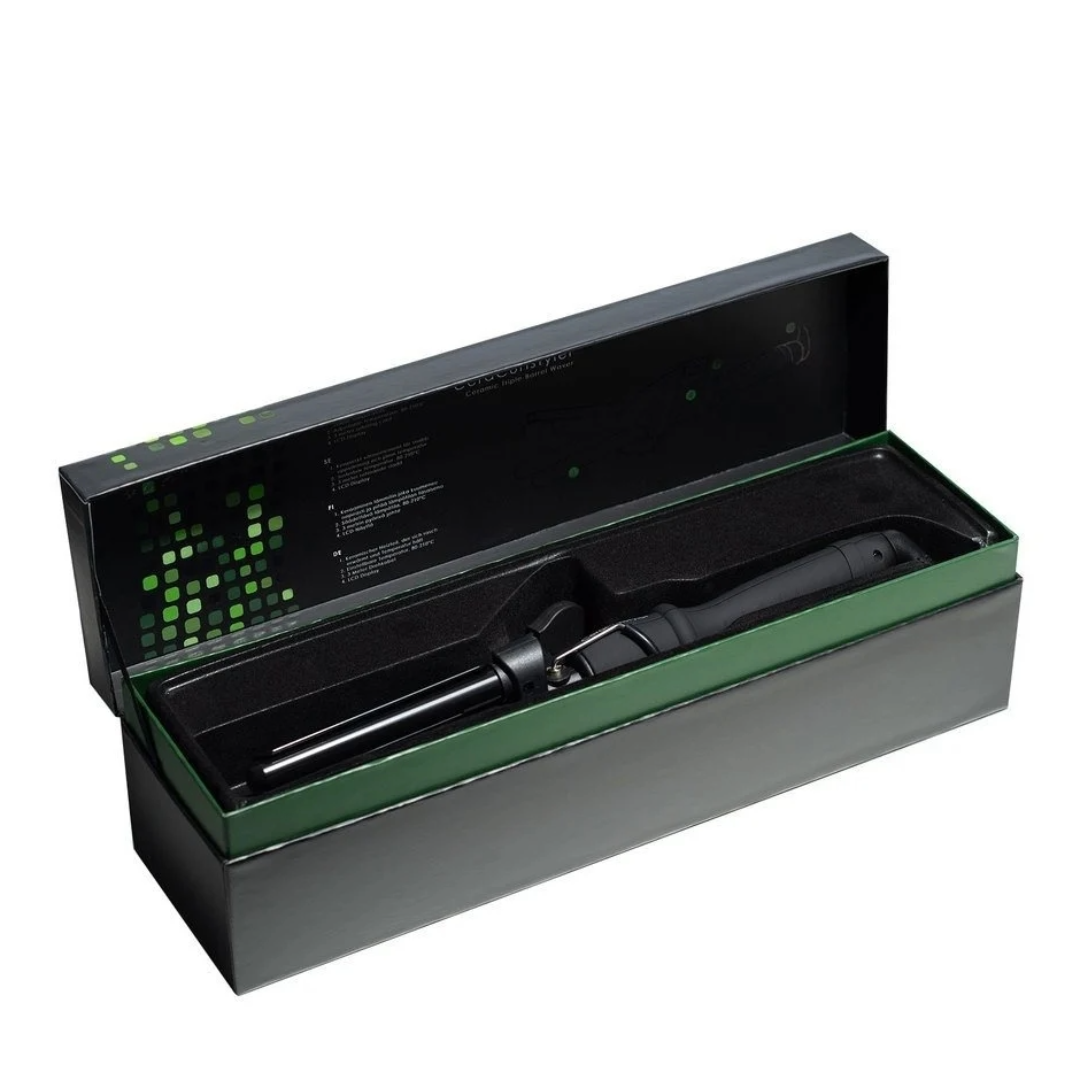 Cera Curlstyler Triple Barrel Waver – ALTE VERPACKUNG