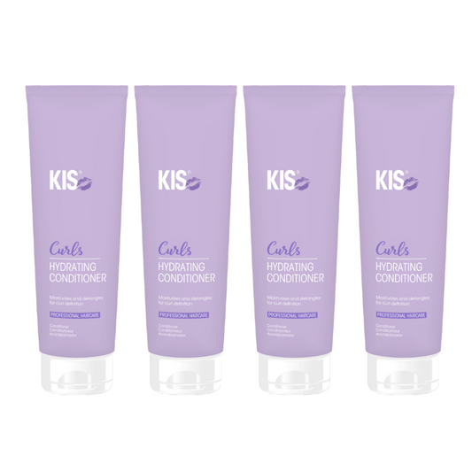 KIS Curls Feuchtigkeitsspendender Conditioner 250 ml – 4 Stück