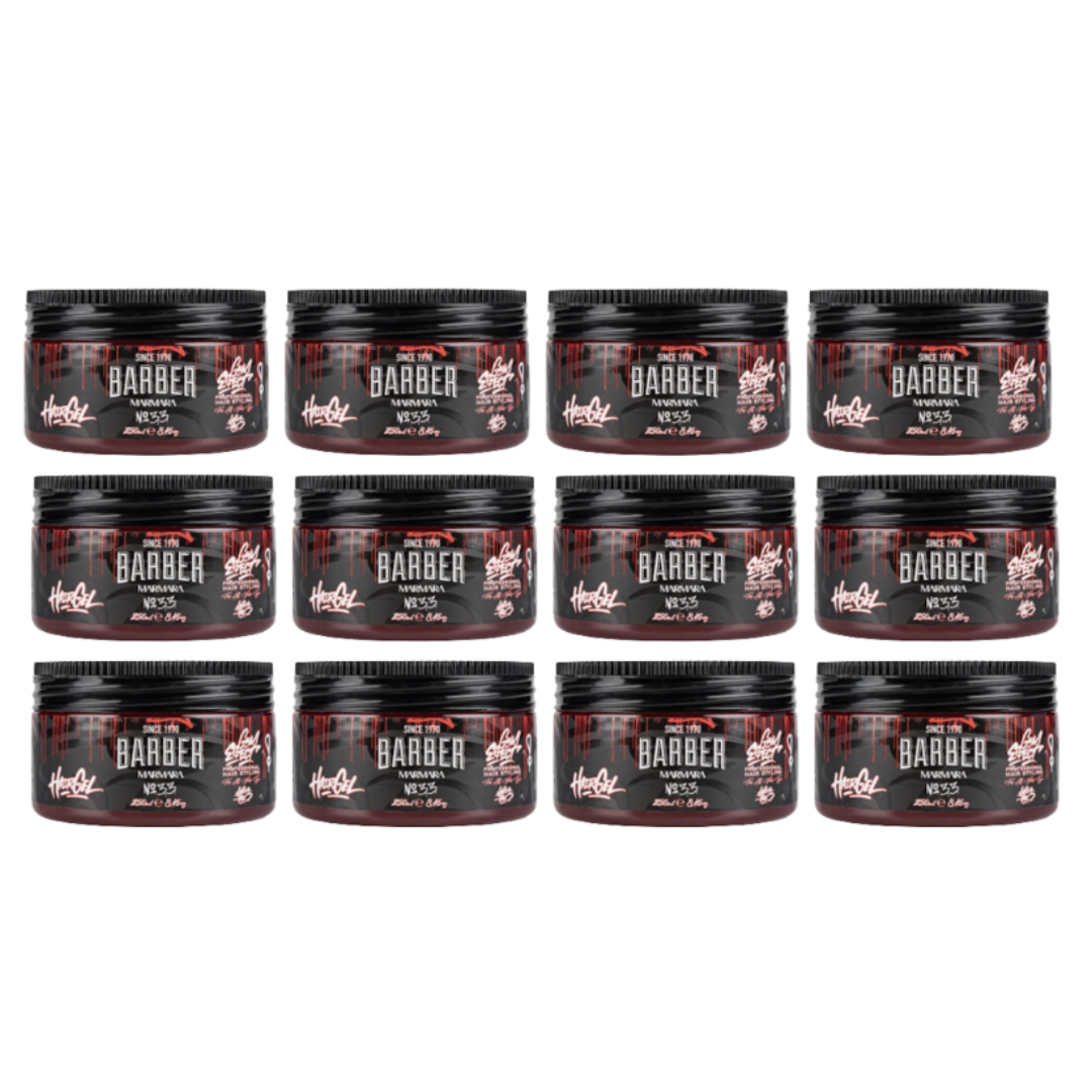 MARMARA BARBER Ultra Strong Haargel Nr. 33 - 250 ml - 12 STÜCK
