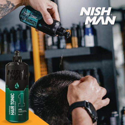 Nish Man Haartonikum 1 Chilly 400 ml – 12 Stück