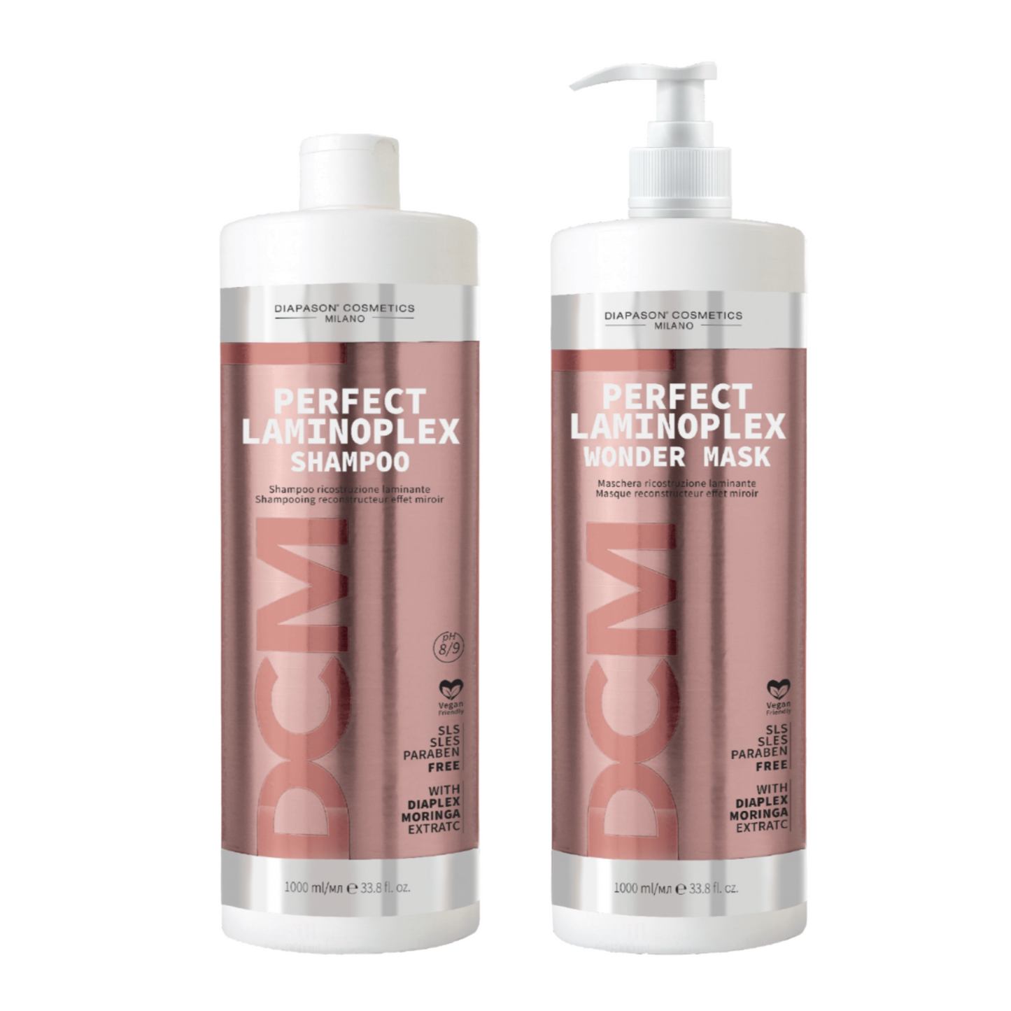 DCM Perfect Laminoplex Shampoo 1000ml + Maske 1000ml SET
