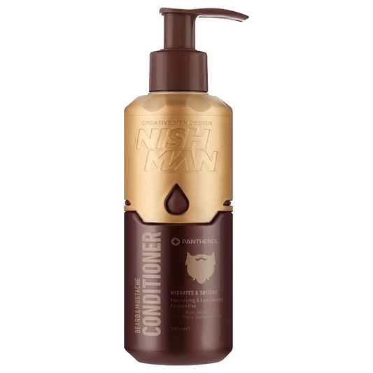 Nish Man Beard & Mustache Conditioner with Panthenol 200 ml