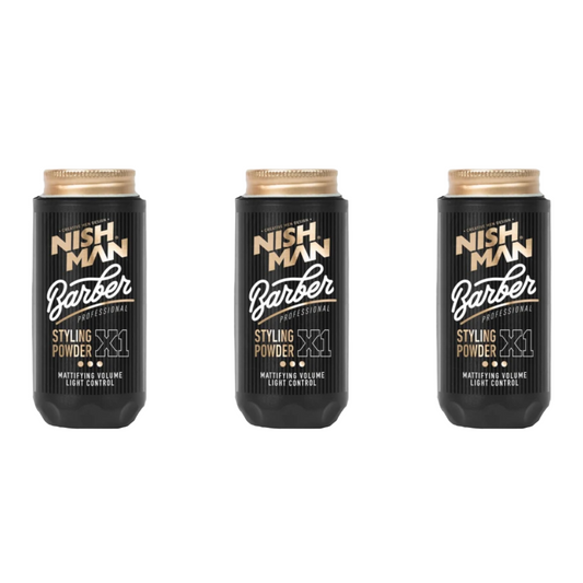 Nish Man Barber Styling Powder X1 – 30g – Lichtcontrole 3-pack