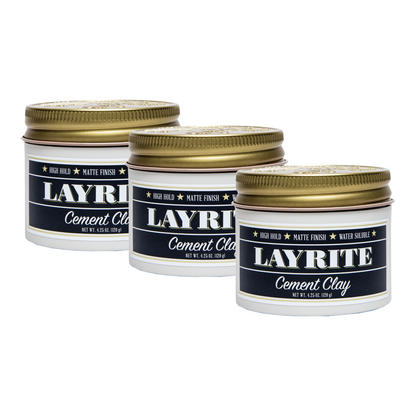 Layrite Original Cement Clay 120g - 3 PACK