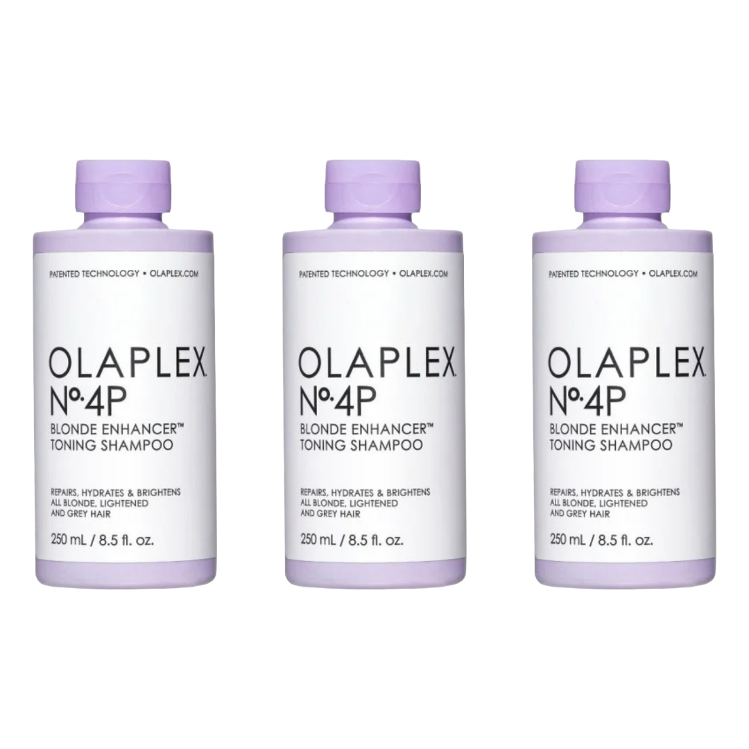Olaplex No.4P Blonde Enhancer Toning Shampoo - 3 STUKS