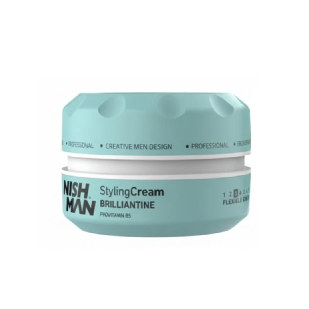 Nish Man Haarstylingcrème Brilliantine 150ml - 12 stuks