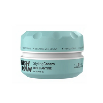 Nish Man Haarstylingcrème Brilliantine 150ml - 12 stuks
