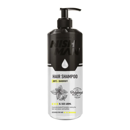 Nish Man Anti-roos Shampoo 480ml - 12 stuks